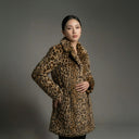 Leopar Kürk - Kahverengi/Siyah