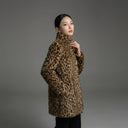 Leopar Kürk - Kahverengi/Siyah