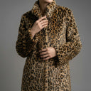 Leopar Kürk - Kahverengi/Siyah
